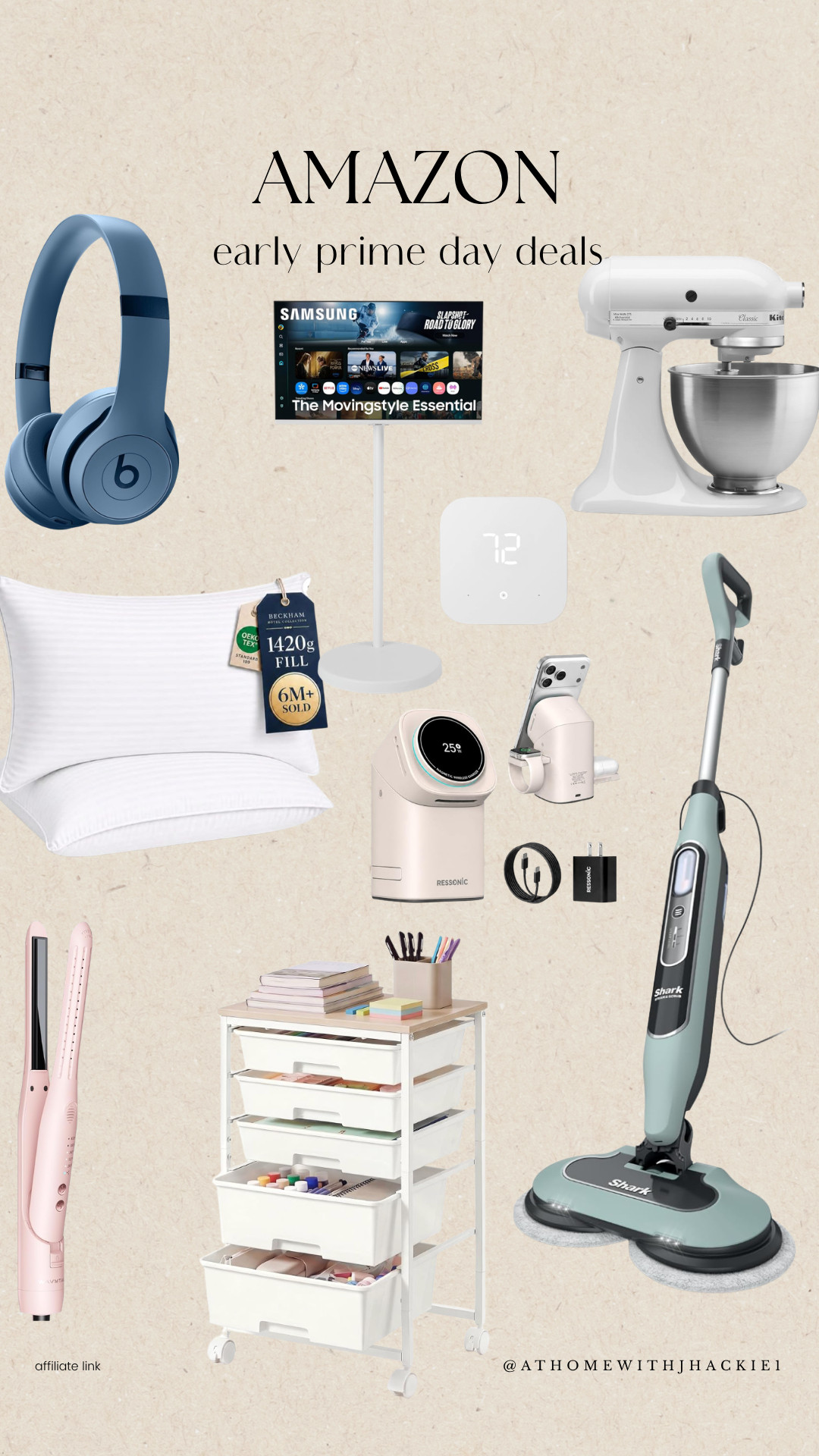 Amazon Prime Day, early Prime Day deals, Amazon deals, Prime Day finds, Amazon must haves, Amazon favorites, Amazon electronics, Beats headphones, KitchenAid mixer, smart thermostat, Amazon bedding, Beckham Hotel Collection pillows, Shark floor cleaner, Amazon cleaning finds, home gadgets, tech deals, Amazon home finds, viral Amazon products, Amazon best sellers, Prime Day must haves, October Prime Day, Prime Big Deal Days, Amazon sale finds, Amazon deals today 

 #LTKHome #LTKSaleAlert