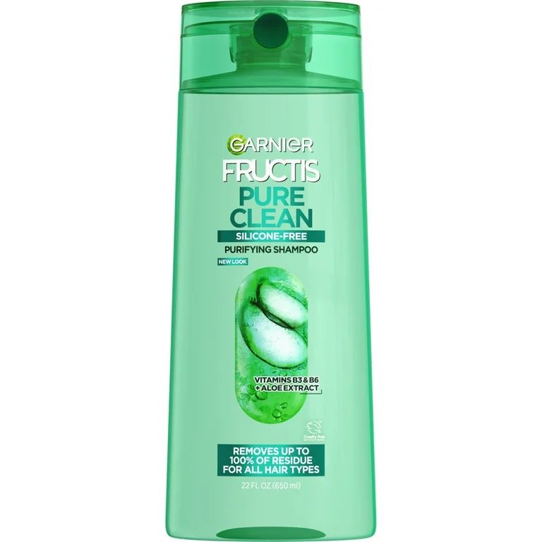 Garnier Fructis Pure Clean Fortifying Shampoo, Aloe and Vitamin E Extract, 22 fl oz | Walmart (US)