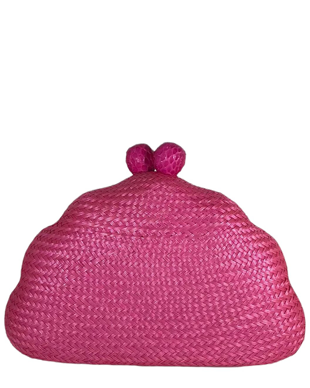 Maya Shell Bun Straw Clutch | Gilt & Gilt City