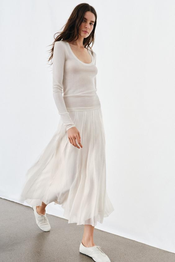 EXTRA FINE KNIT TOP | Zara AU