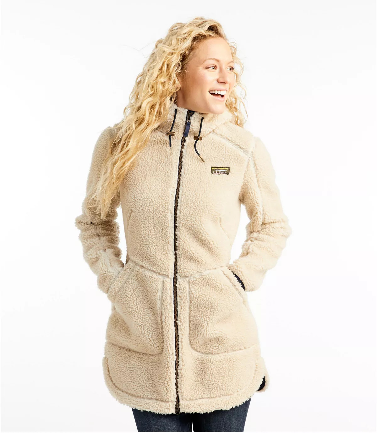 Women's Mountain Pile Fleece Coat | L.L. Bean