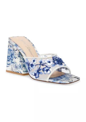 Betsey Johnson Roo Embellished Mules | Belk