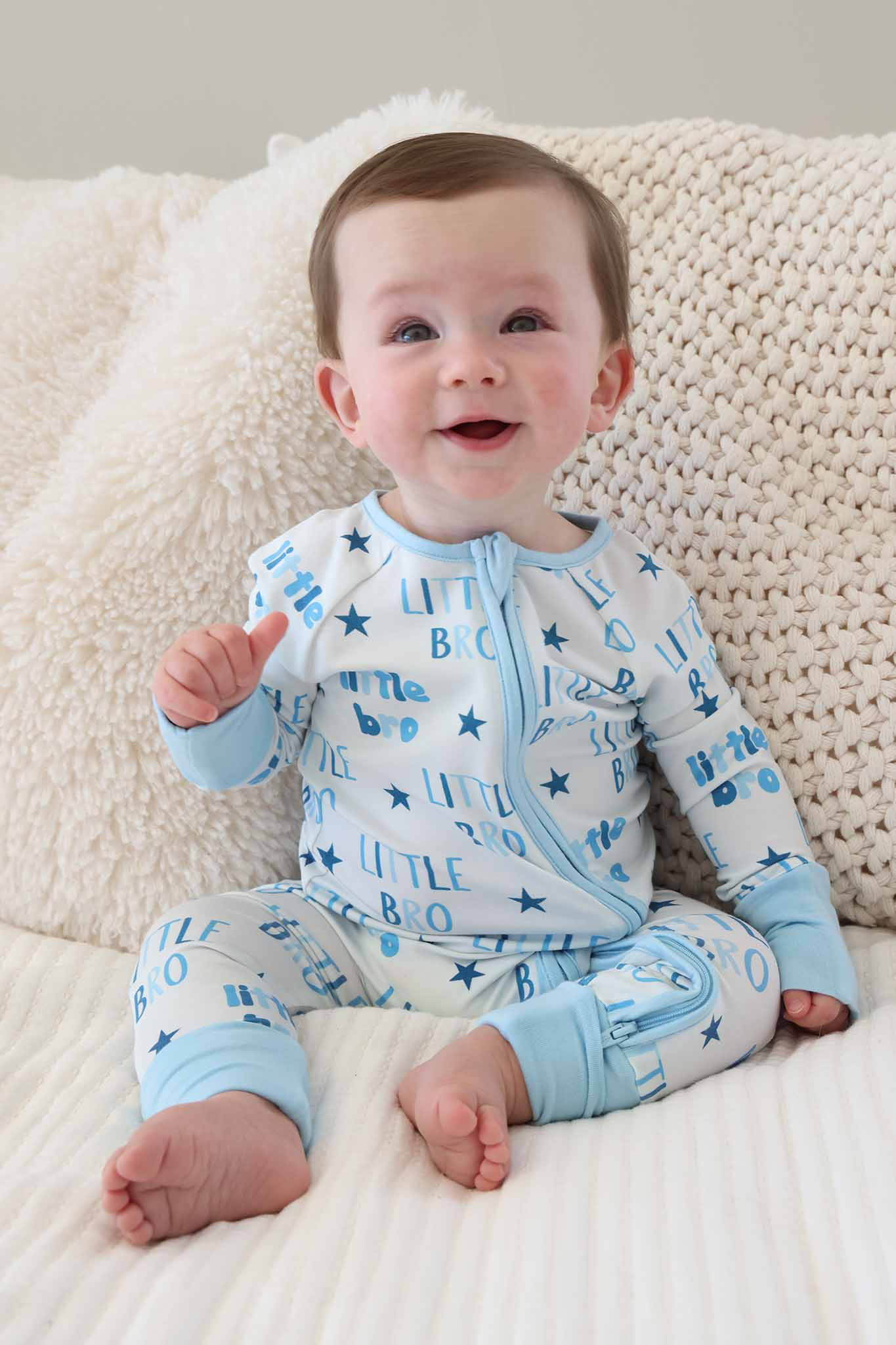 Convertible Zip Romper | Little Bro | Caden Lane