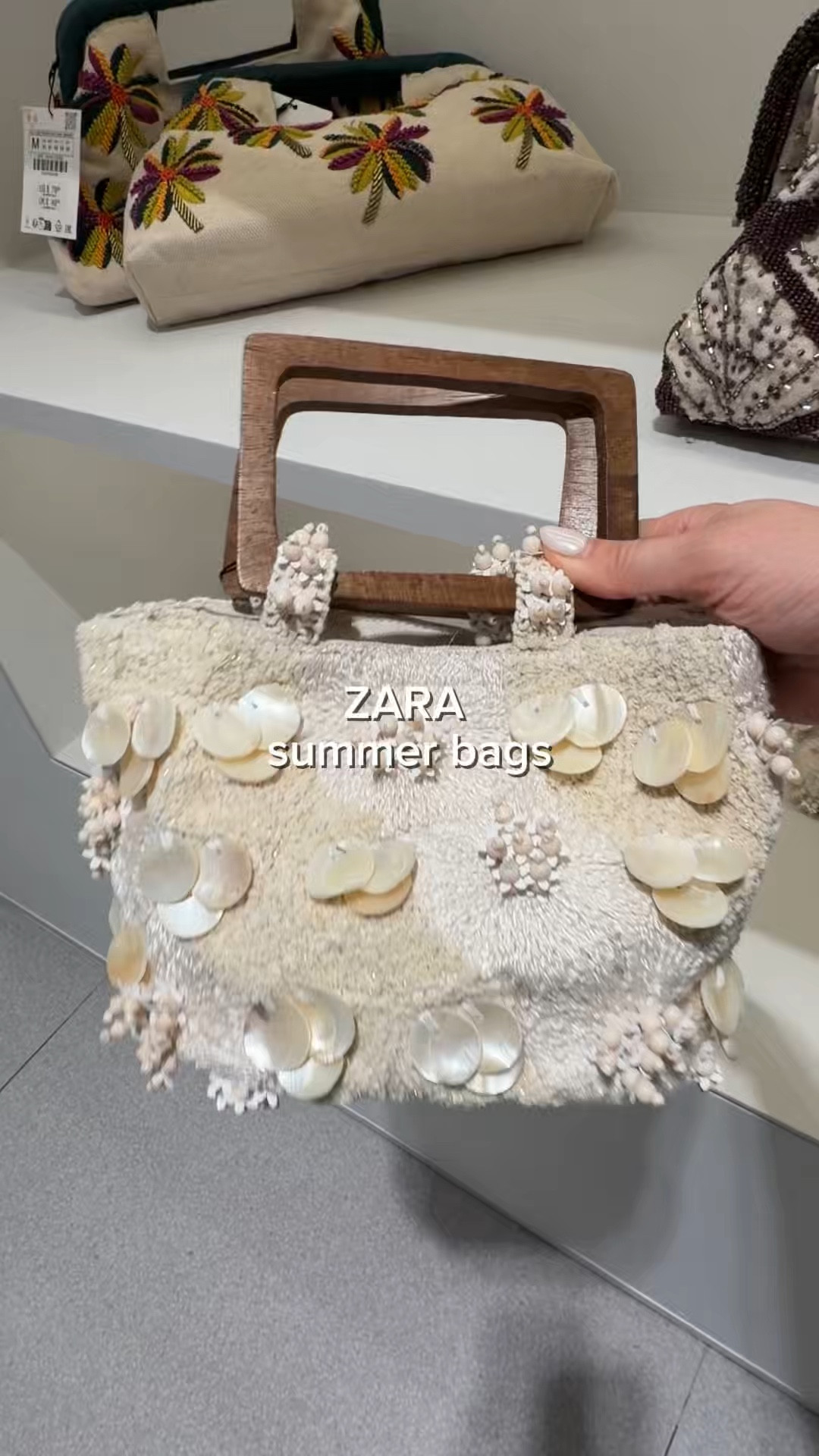 @ZARA summer bags! 
Shop beaded, seashell, sequin, crochet clutches and totes for the summer and vacation season. 

#bag #tote #clutch #seashell #gold #crochet #sequin #woven #shell 

#LTKgrwm #LTKSeasonal #LTKootd