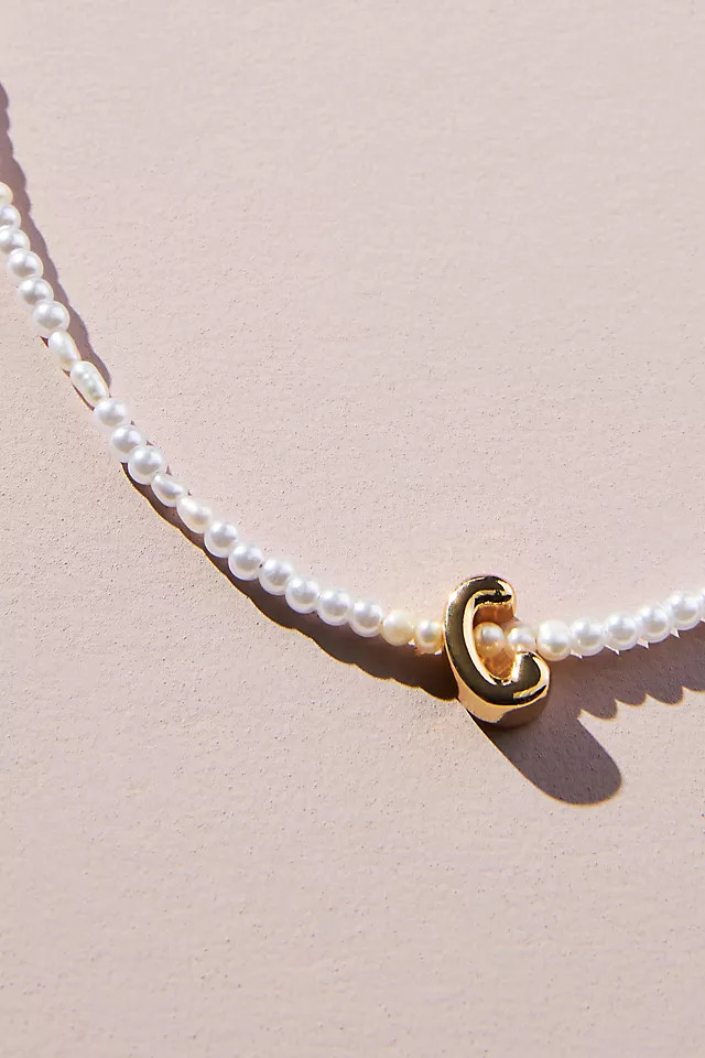 Monogram Mother-Of-Pearl Necklace | Anthropologie (US)