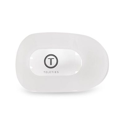 TELETIES Large Flat Round Hair Clip - Coconut White | Target