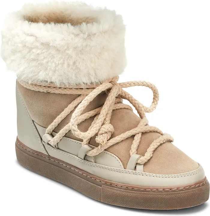 INUIKII Classic Genuine Shearling Lined High Top Sneaker (Women) | Nordstrom | Nordstrom