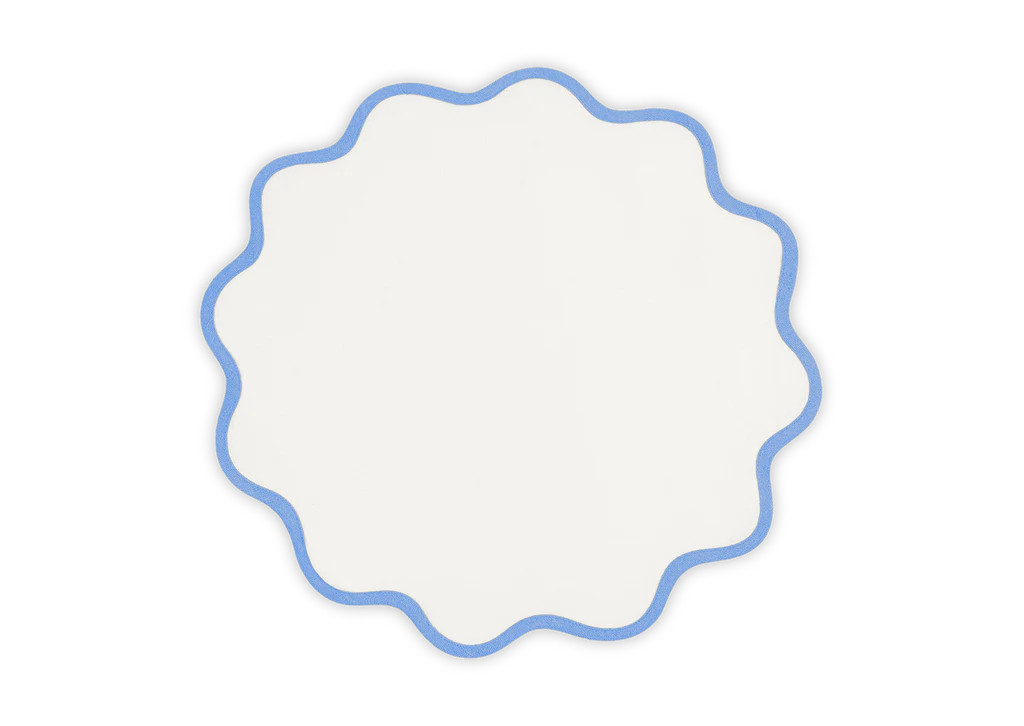 Scallop Edge Circle Placemat, Set of 4 | Over The Moon