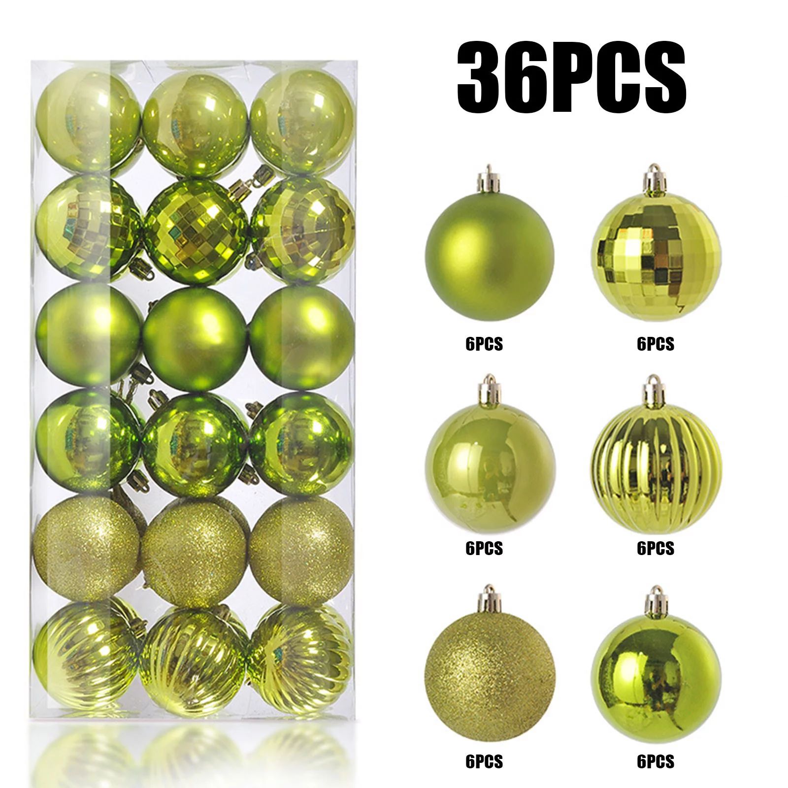 Menrkoo Christmas Decorations 36Pcs Christmas Xmas Tree Ball Bauble Hanging Home Party Ornament D... | Walmart (US)