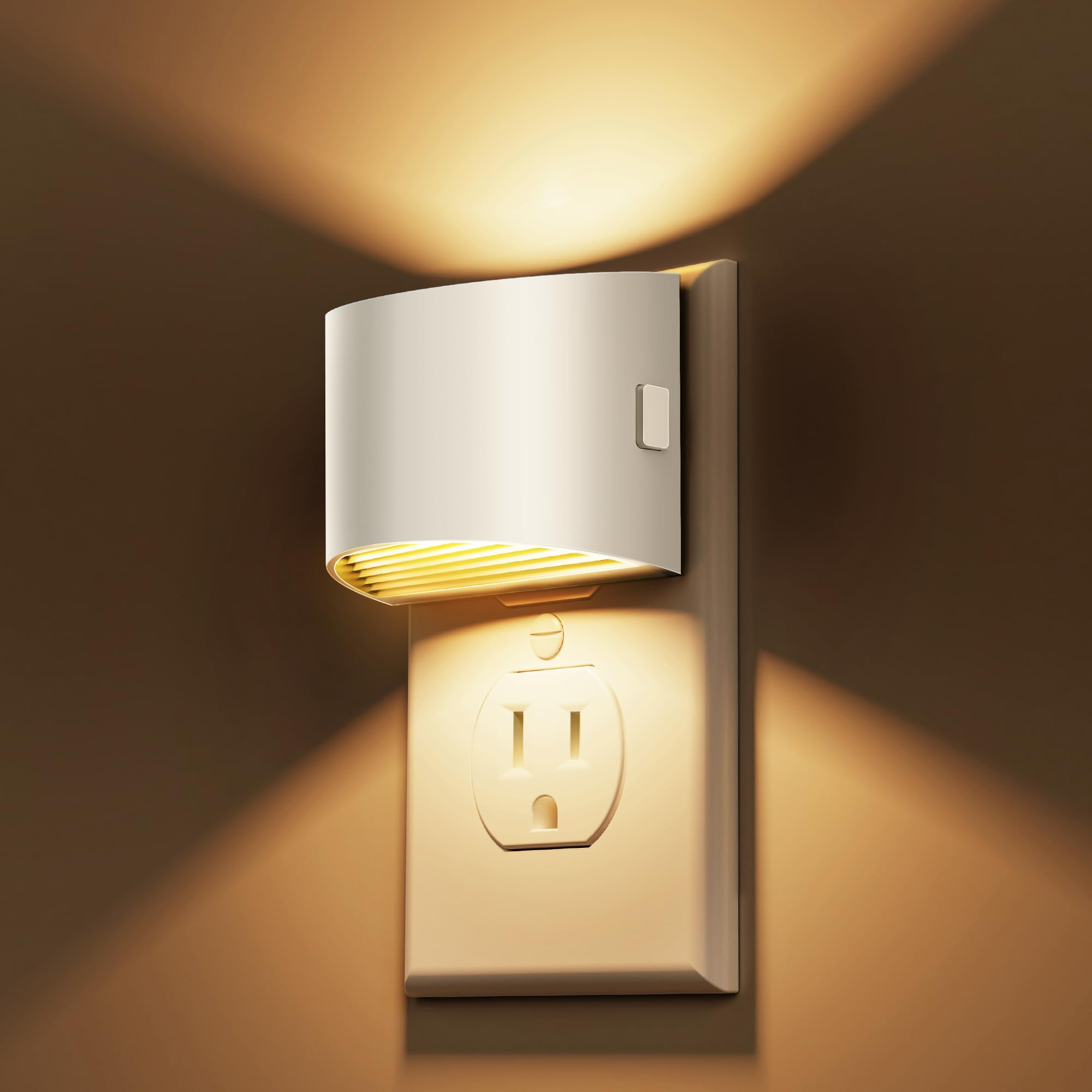 L LOHAS LED Night Lights Plug into Wall, Dimmable Night Light with 3 Level Brightness, 3000K Soft... | Amazon (US)