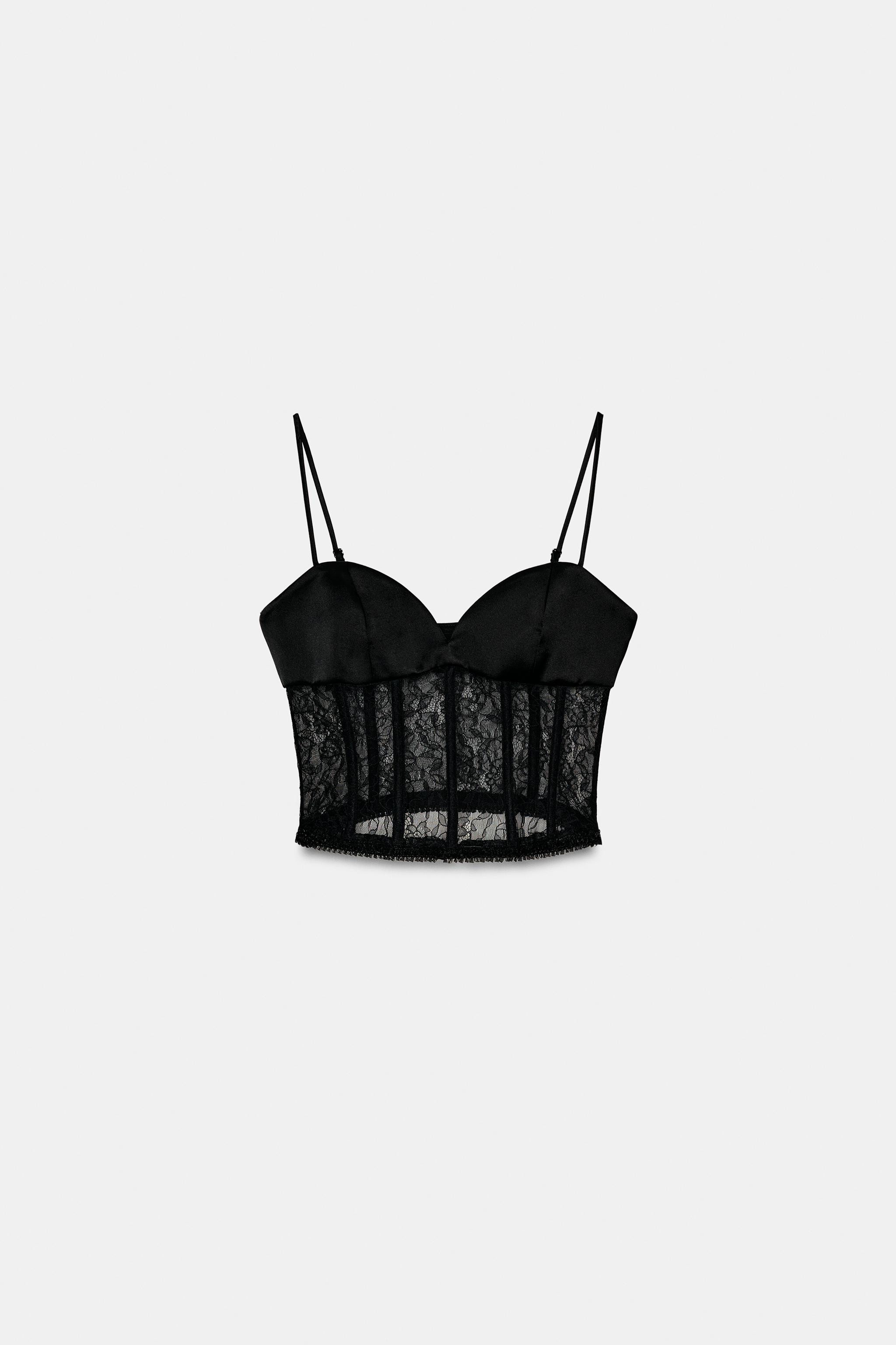 LACE CORSET TOP | Zara US