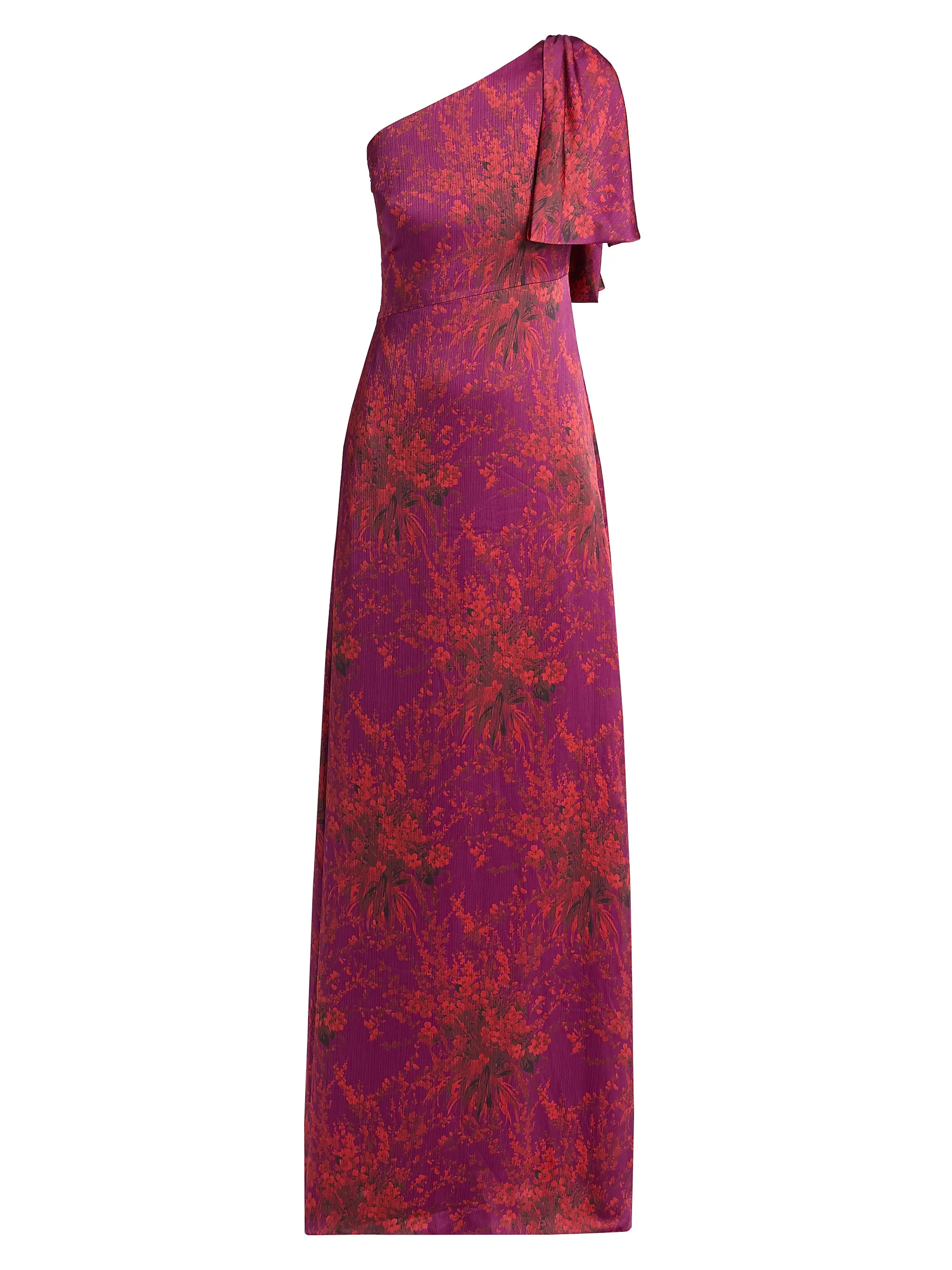 Chelsea Floral One-Shoulder Gown | Saks Fifth Avenue