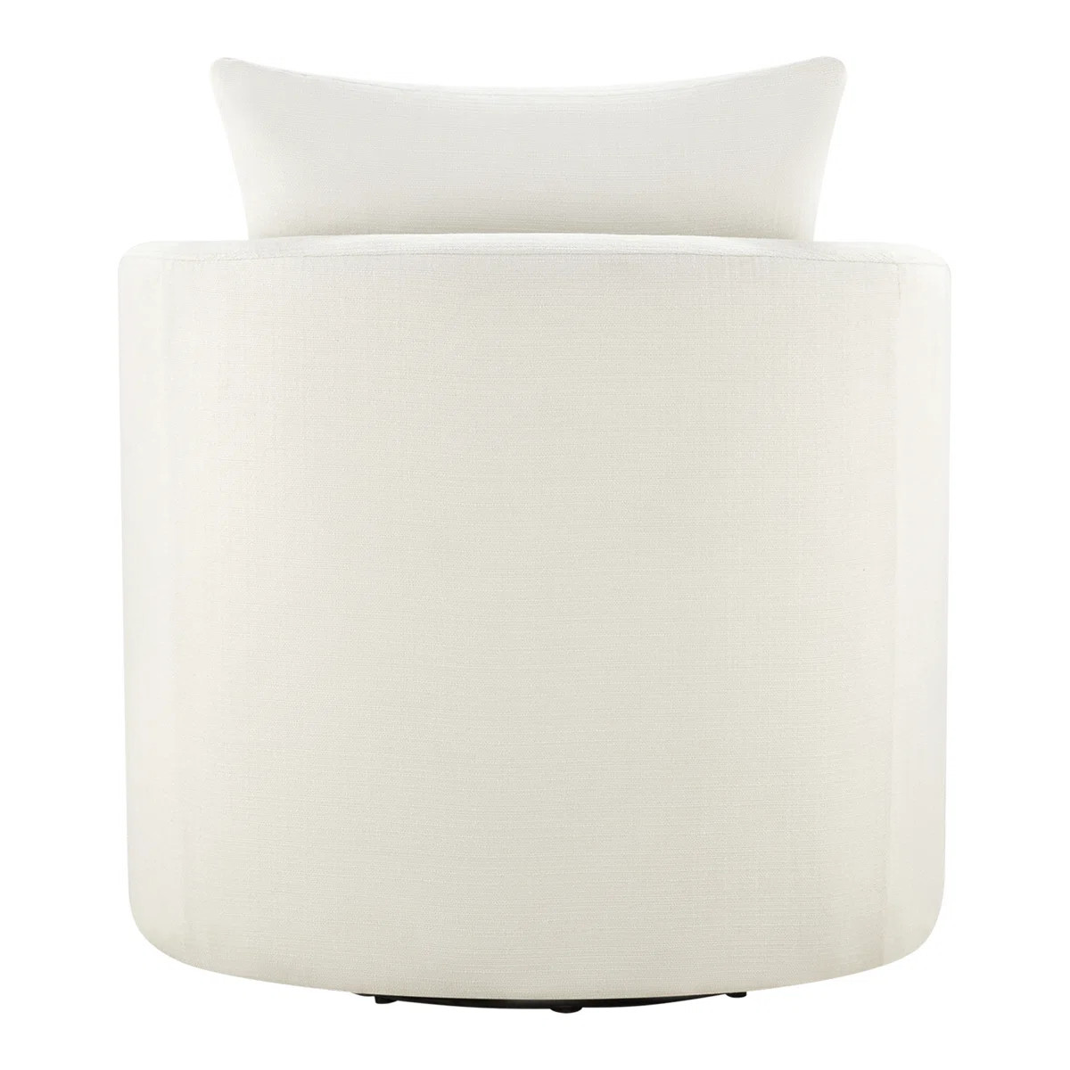 Menta 33.5'' Upholstered Swivel Barrel Chair | Wayfair North America