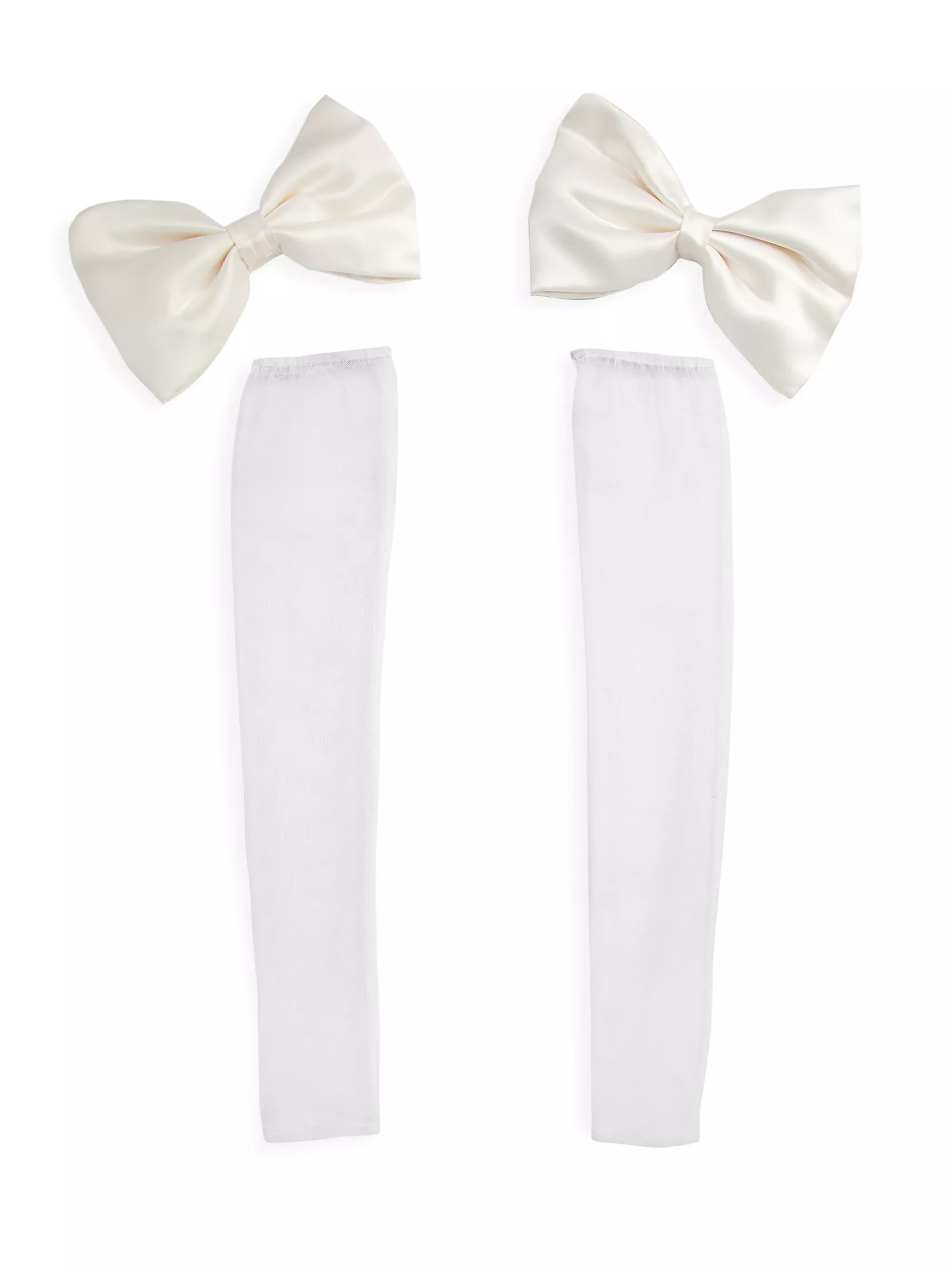 Tulle Sleeves & Silk Bows Set | Saks Fifth Avenue