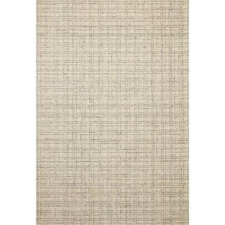 Chris Loves Julia x Loloi Polly Antique/Mist 5 ft. x 7 ft. 6 in. Hand-Tufted Modern Area Rug | The Home Depot