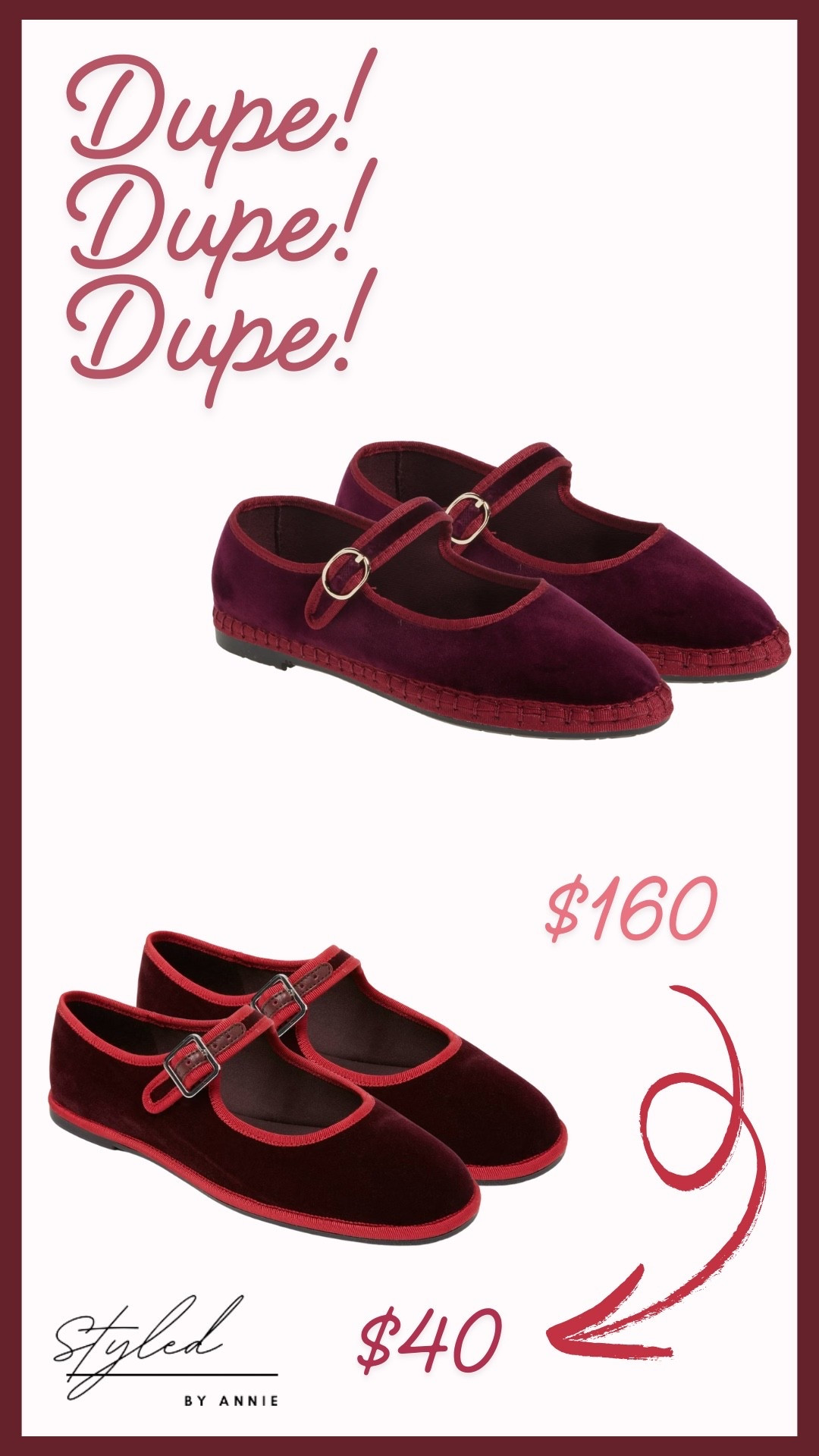 Dupe! Dupe! Dupe!

Shop these adorable Mary Jane flats for a third of the price!!

#maryjane #flats #workwear #workshoes #fallshoes

#LTKShoeCrush #LTKFindsUnder50 #LTKSeasonal