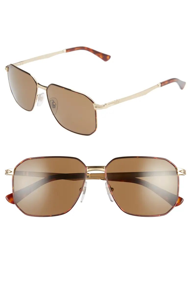 58mm Polarized Navigator Sunglasses | Nordstrom