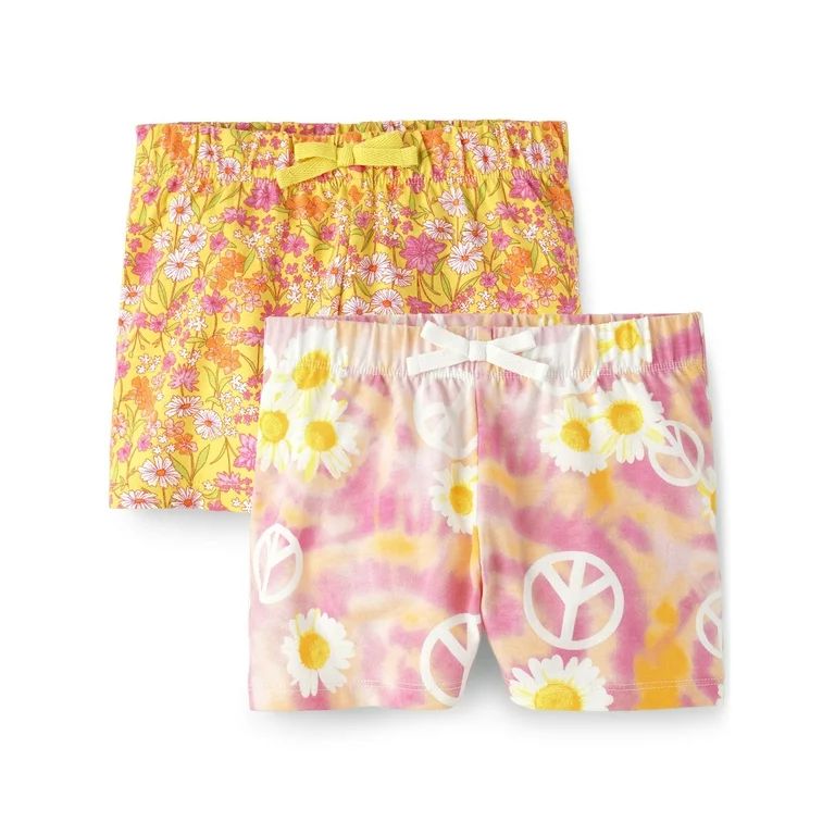 The Children's Place Girls 2-Pack Shorts, Sizes XS-XXL | Walmart (US)