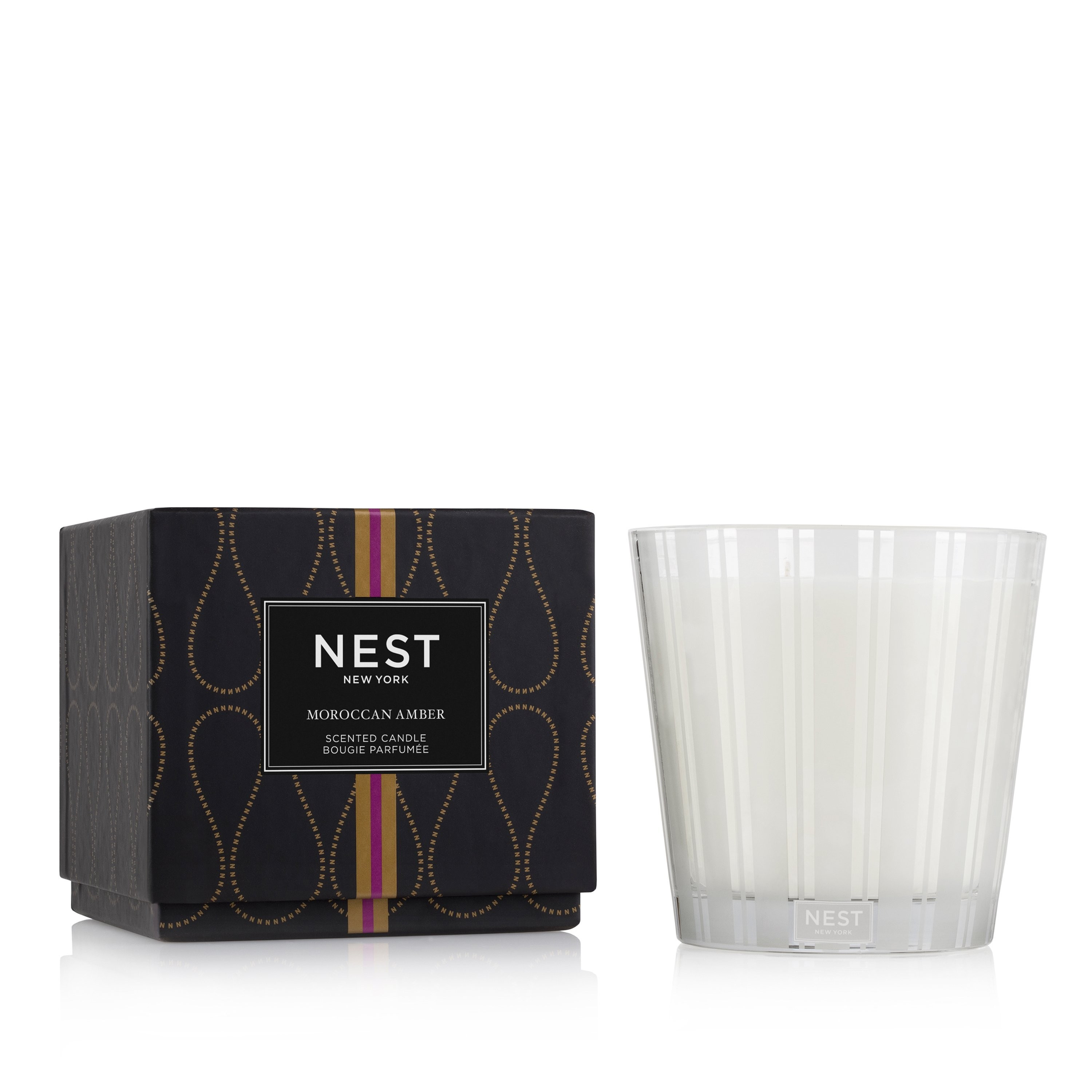 Moroccan Amber 3-Wick Candle | NEST Fragrances