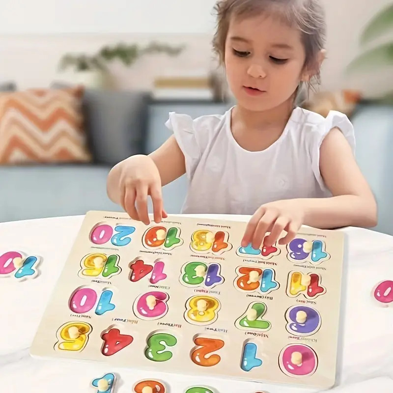 Children's Wooden Puzzle Letter Number Board Puzzle - Temu | Temu Affiliate Program