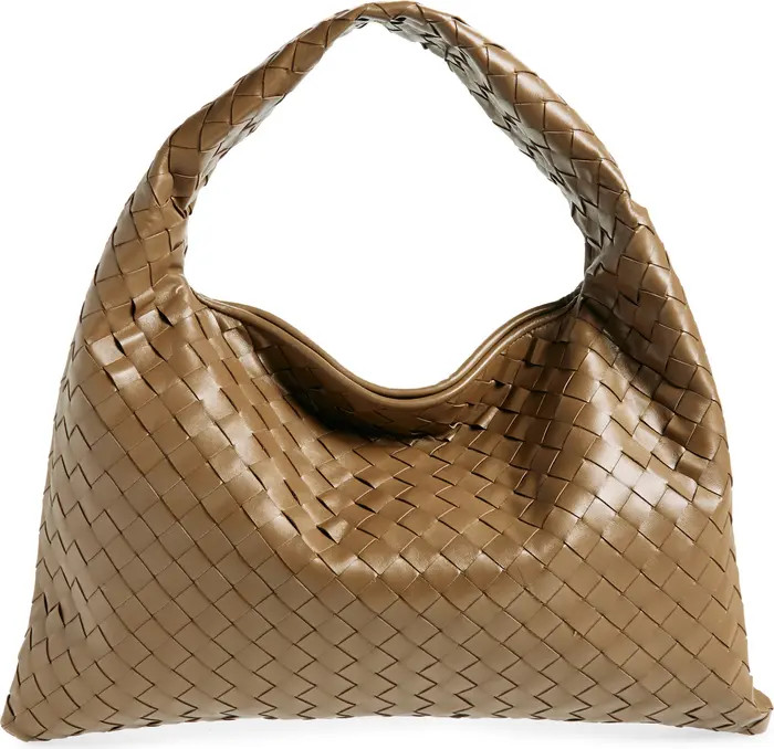 Small Hop Intrecciato Leather Hobo Bag | Nordstrom