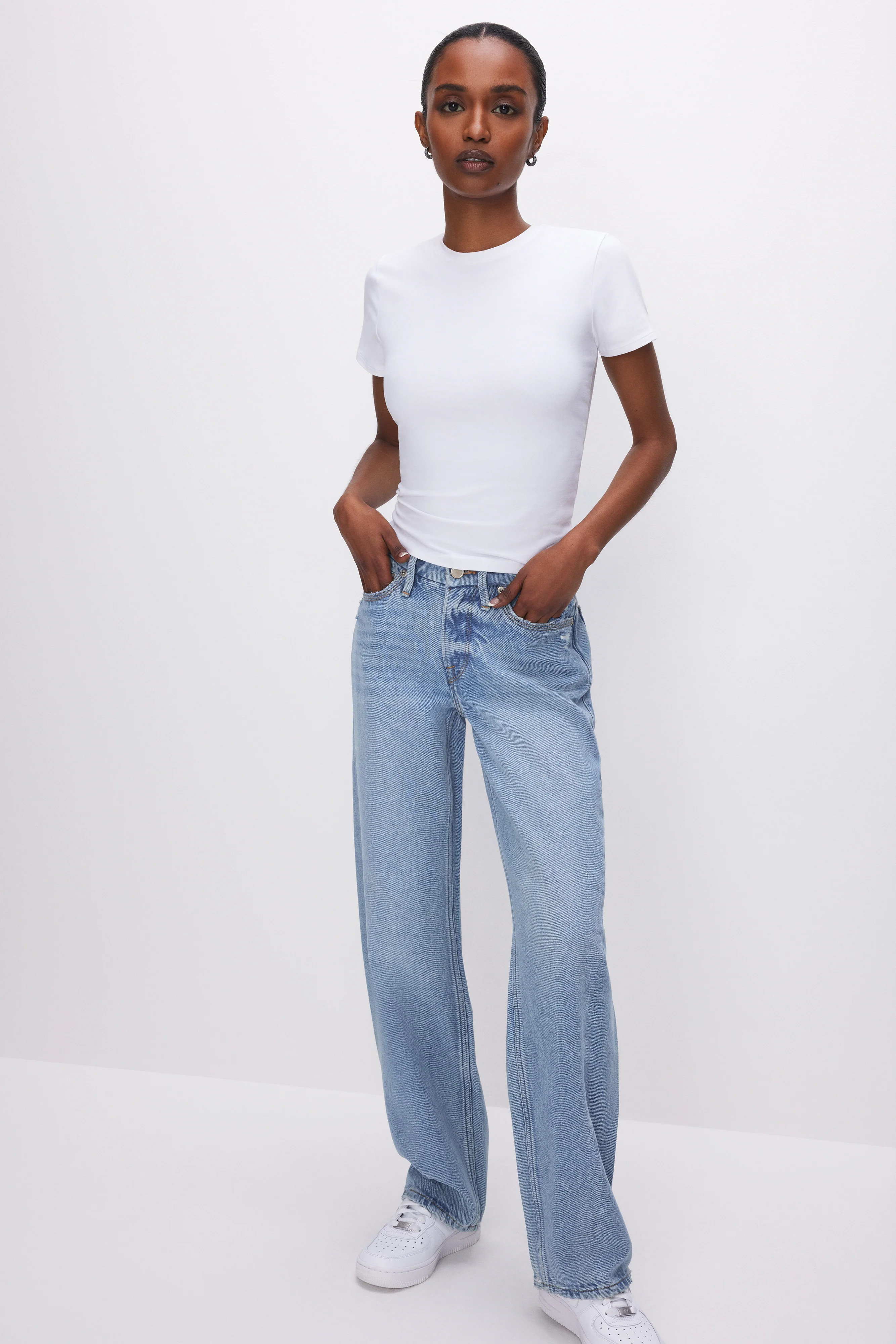 GOOD PETITE '90s JEANS | INDIGO466 - GOOD AMERICAN | Good American