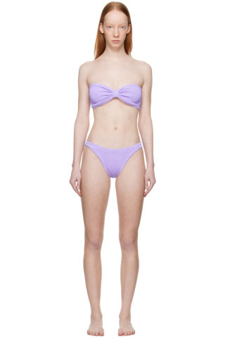 Hunza G - Purple Jean Bikini | SSENSE