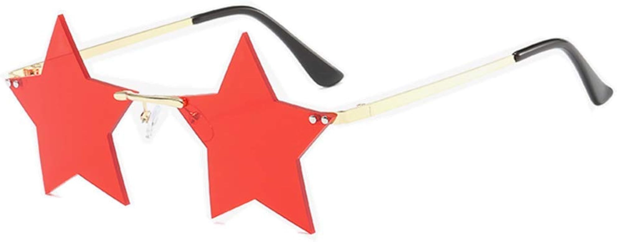 ENTHYI Rimless Star shape Sunglasses Personality Sun Glasses for women/men Party glasses personal... | Amazon (US)