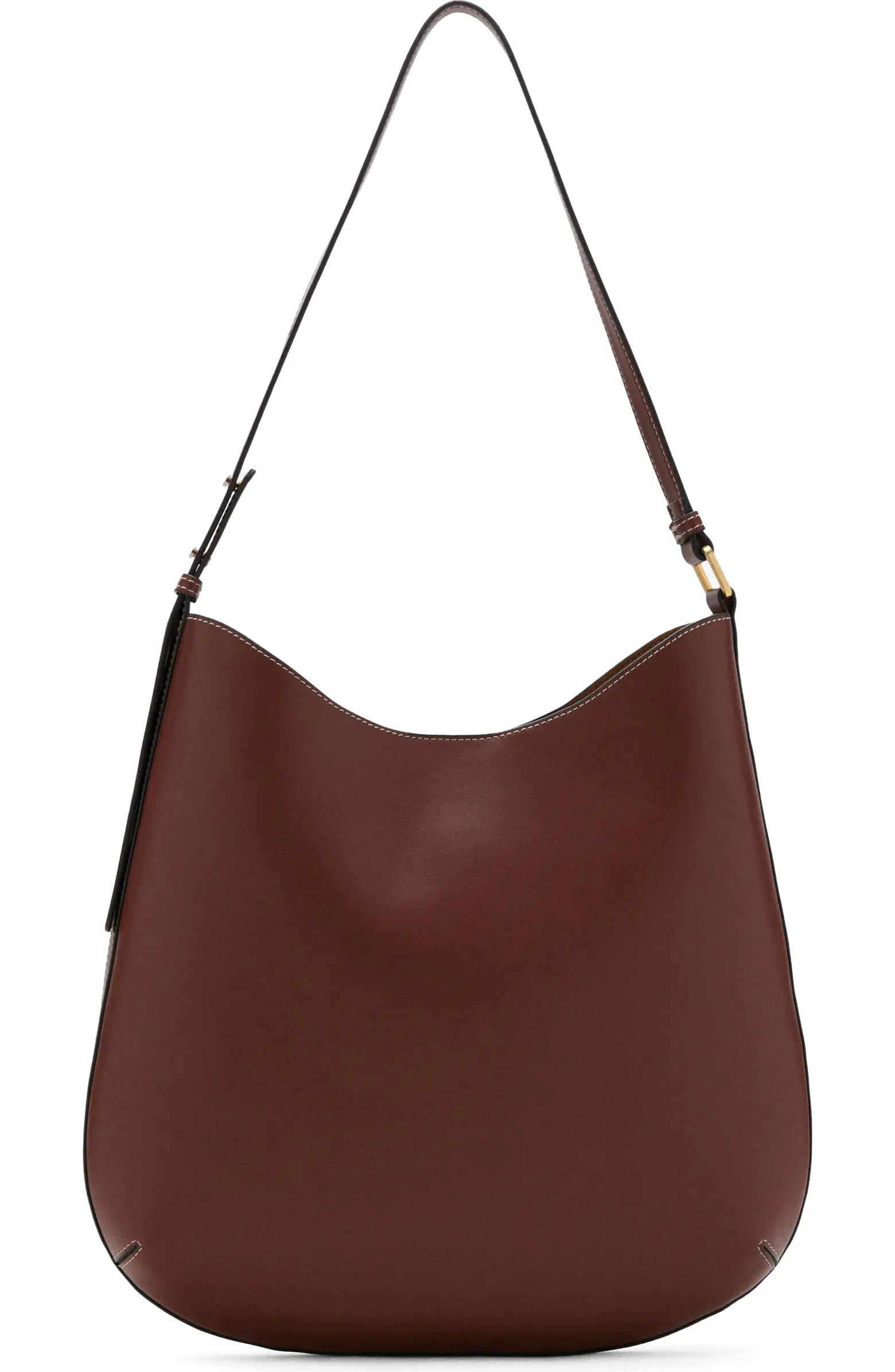 MANGO Large Oval Faux Leather Shoulder Bag | Nordstrom | Nordstrom