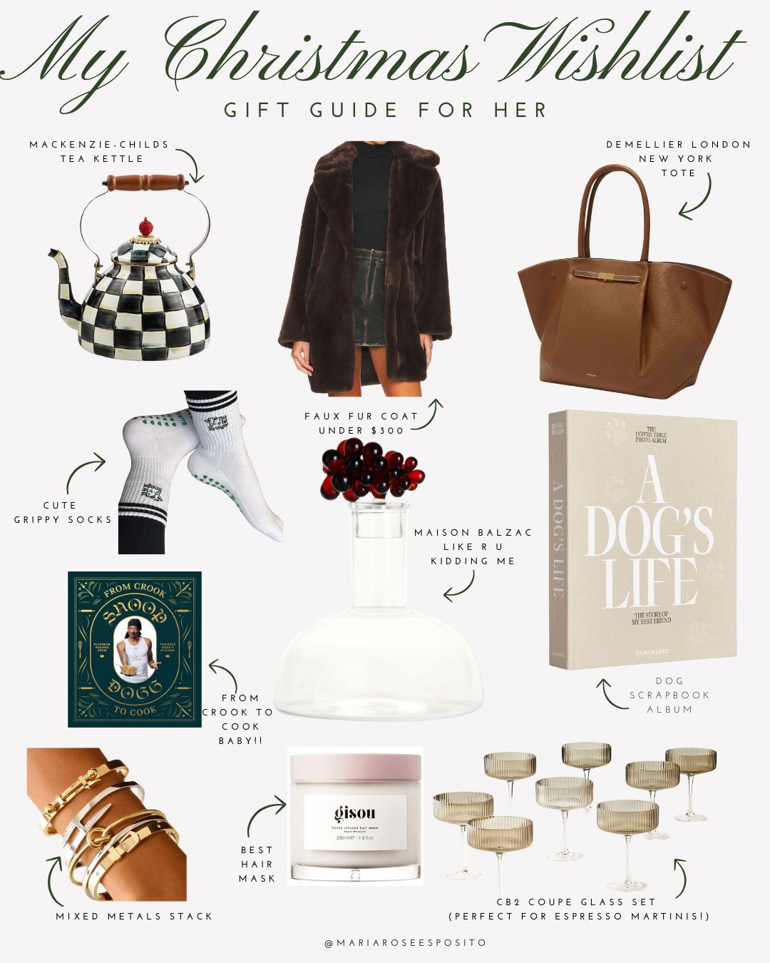 Dear Santa...my Christmas wishlist! Here are my favorite and *most wished for* gifts I'm hoping to receive this year. The Demellier London tote is to die for, it's the perfect neutral tote bag for work.  

 #LTKGiftGuide #LTKSeasonal #LTKItBag