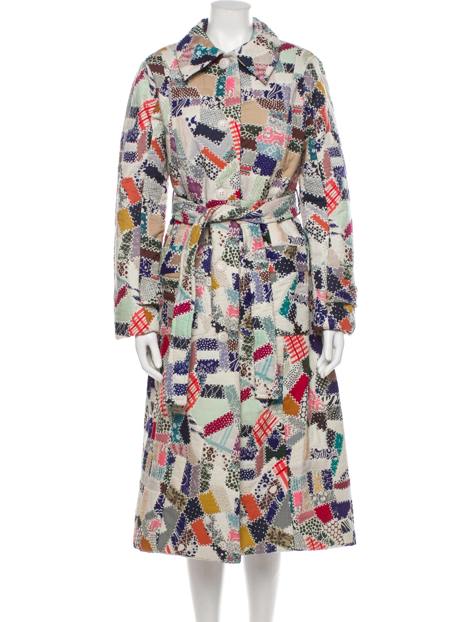 Printed Trench Coat w/ Tags | The RealReal