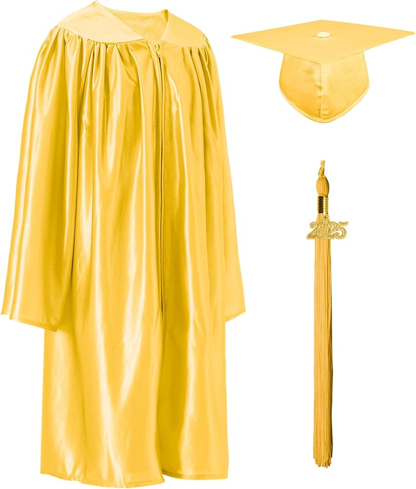 GraduatePro Kindergarten Graduation Cap and Gown Class of 2025 Shiny Set for Preschool Kids Cerem... | Amazon (US)