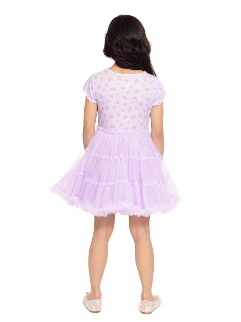 Disney Princess Girls' Graphic Tutu Dress with Short Sleeves, Sizes 4-12 | Walmart (US)