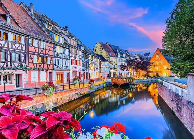 HUADADA Jigsaw Puzzles for Adults 1000 Pieces, Colmar Interlock Perfectly Letter on Back No Dust,... | Amazon (US)