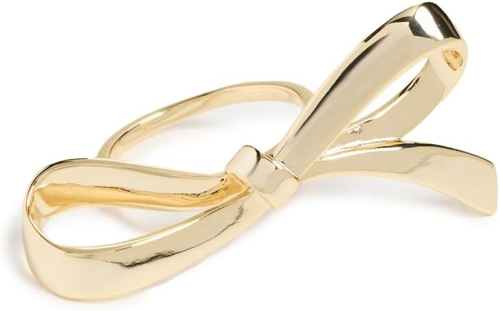 By Adina Eden Women's Solid Bow Tie Ring | Amazon (US)