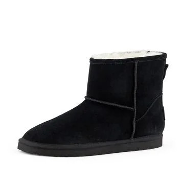 Women's Whitney Short Pull On Boot Black | Walmart (US)
