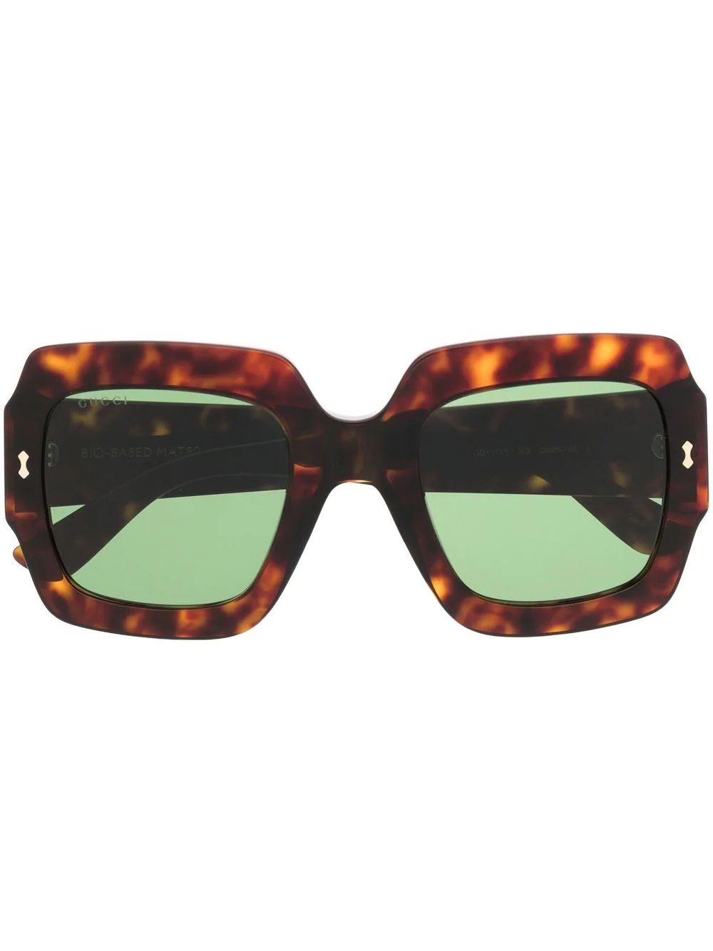 Gucci Eyewear Oversized tortoiseshell-frame Sunglasses - Farfetch | Farfetch Global