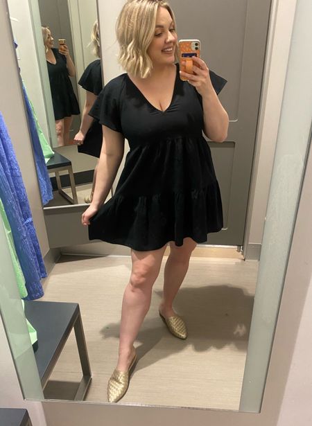 This cutest little dress is super versatile, I love the flutter sleeve, and It comes
In multiple colors.

I tried on a Large, but would have to size up to an XL because the bust was too tight. FYI for all my busty babes. 



#LTKSeasonal #LTKmidsize #LTKfindsunder50