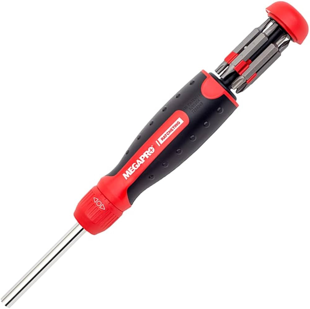 Megapro Marketing USA NC 211R2C36RD Ratcheting Screwdriver,Red | Amazon (US)