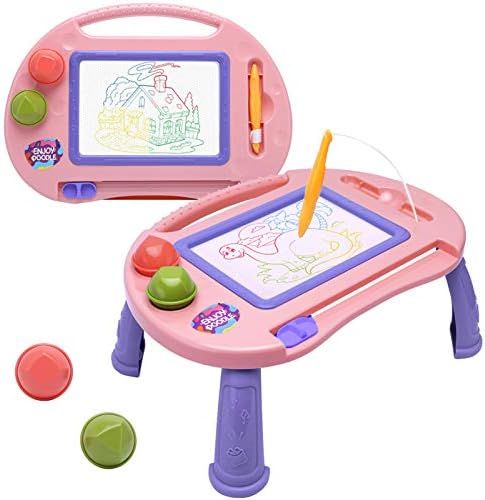 Toddler Toys,Toys for 1-2 Year Old Girls,Magnetic Drawing Board,Magna Erasable Doodle Board for Kids | Amazon (US)