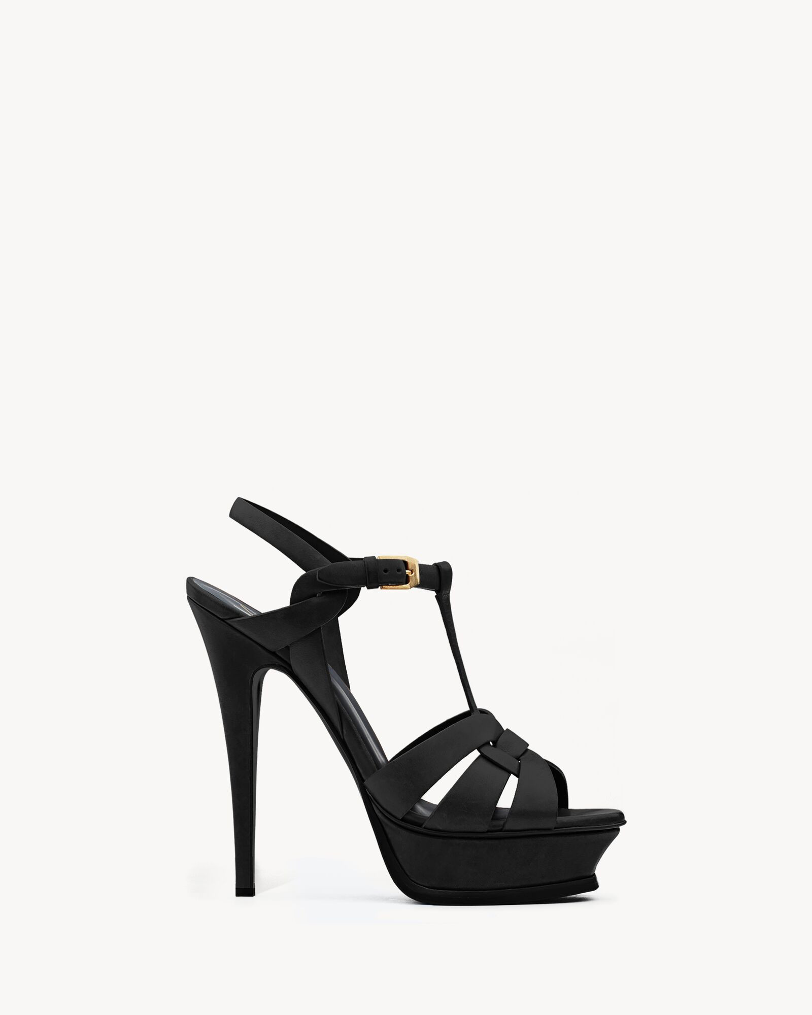 TRIBUTE platform sandals in smooth leather | Saint Laurent Inc. (Global)