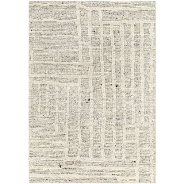 Racquel Handmade Handwoven Wool Beige/Light Gray Rug | Wayfair North America