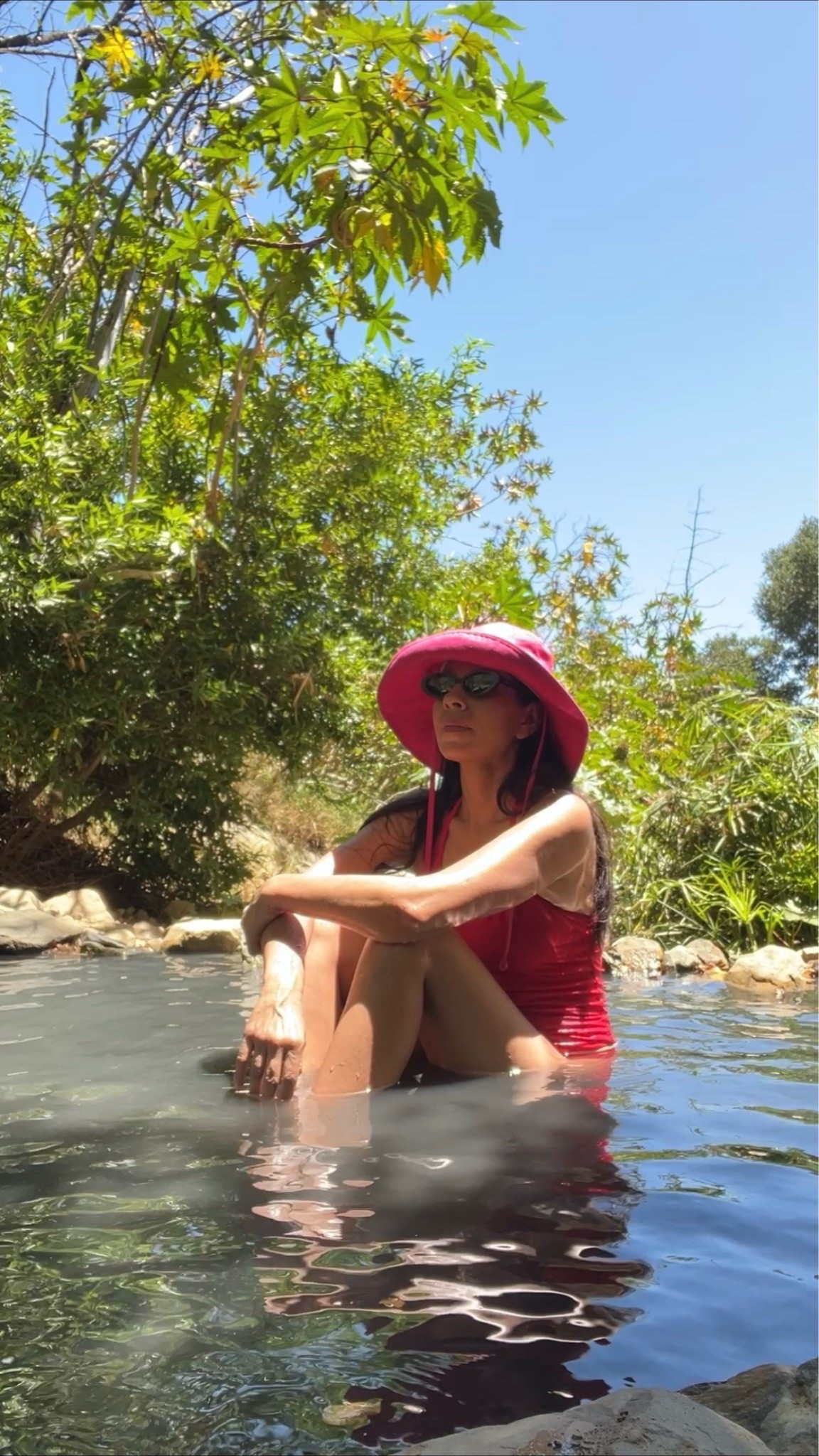 California ❤️ spring is the perfect time of year. Wearing  a lack of color hair and red bathing suit

#LTKmomlife #LTKOver40 #LTKootd