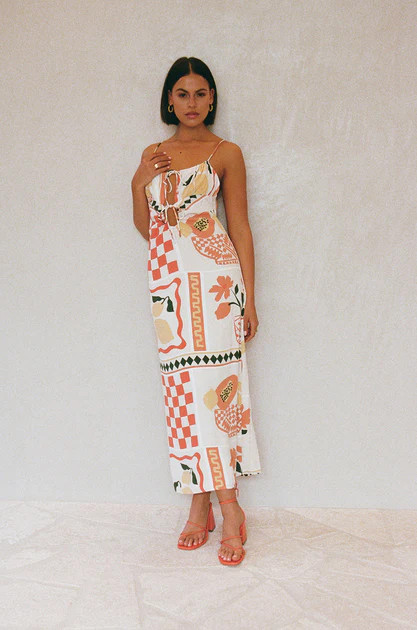 Piper Midi Dress - Prego Rossa | SABO SKIRT (Global)