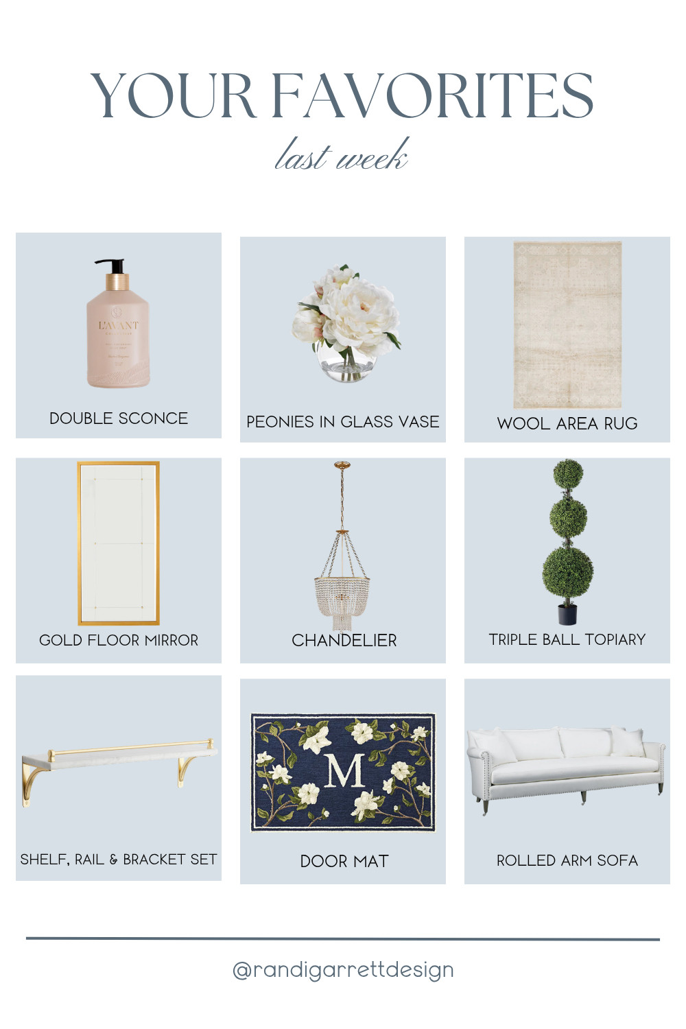 Your favorites of the week🤍 These are the home favorites you all are loving the most right now! 

 #LTKHome