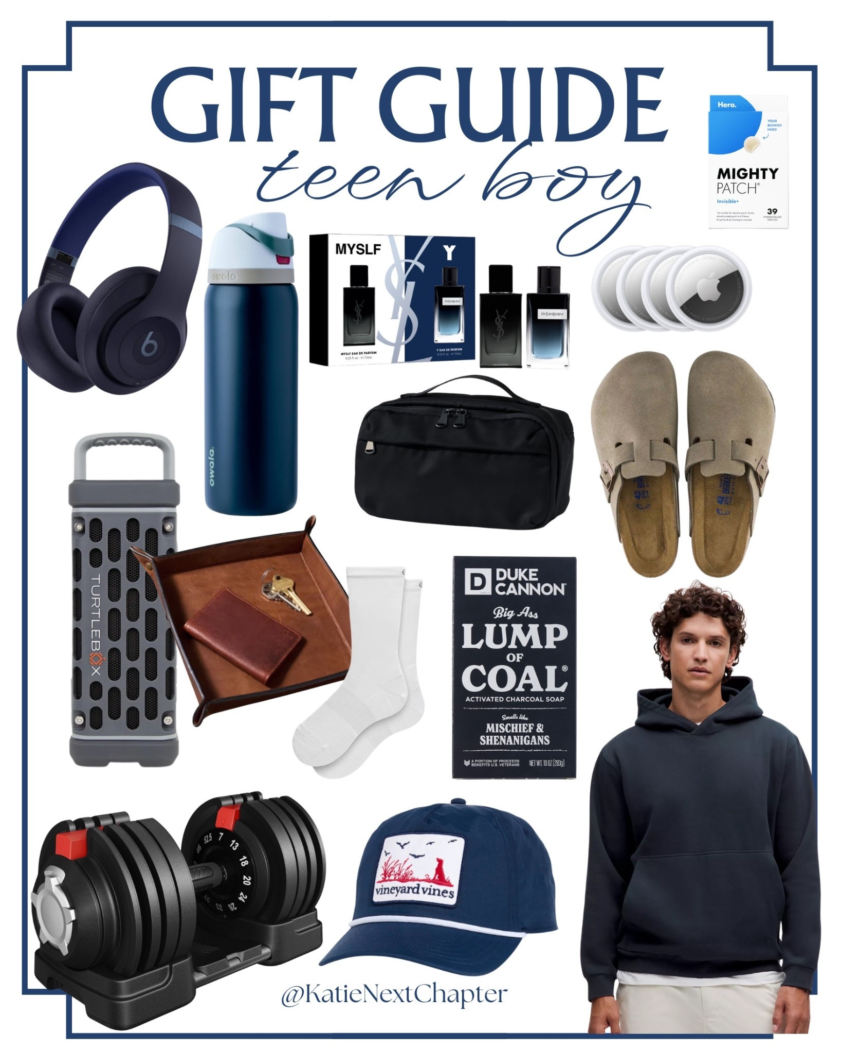 🎁 Teen Boy Gift Guide 🎧
Cool, practical gifts they’ll actually use — from Beats headphones and Birks to YSL cologne, Turtlebox speaker, and more. Shop all my picks on LTK!

#TeenBoyGifts #GiftGuide #KatieNextChapter 

#LTKHoliday #LTKGiftGuide #LTKFamily