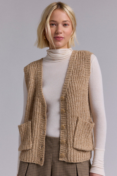 BDG Gerry Oversized Sweater Vest | Urban Outfitters (US and RoW)