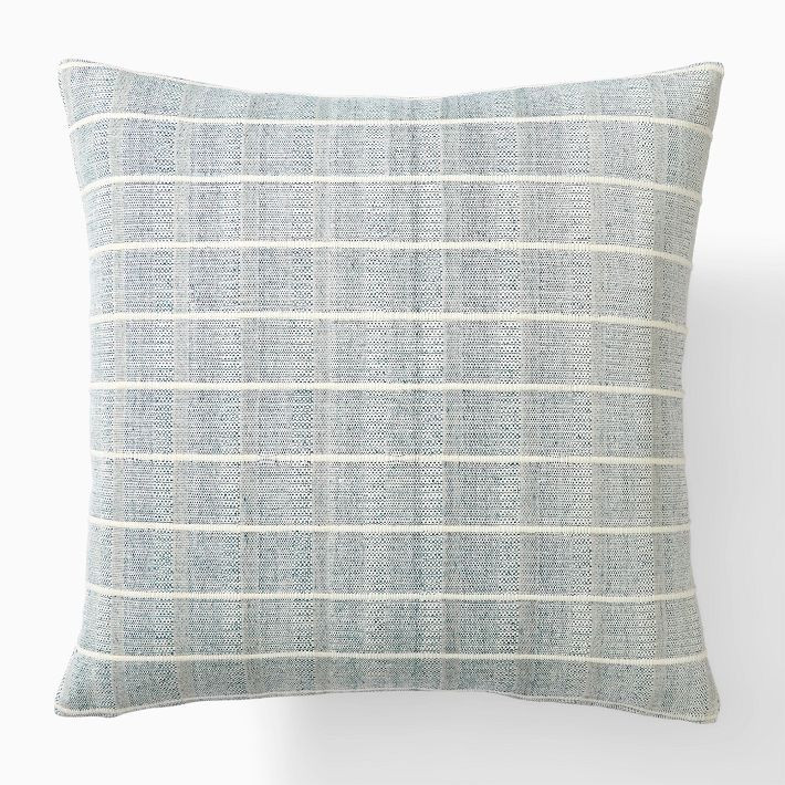 Corded Windowpane Pillow Cover | West Elm (US)