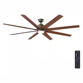 This item: Kensgrove 72 in. Integrated LED Indoor/Outdoor Espresso Bronze Ceiling Fan with Light ... | The Home Depot