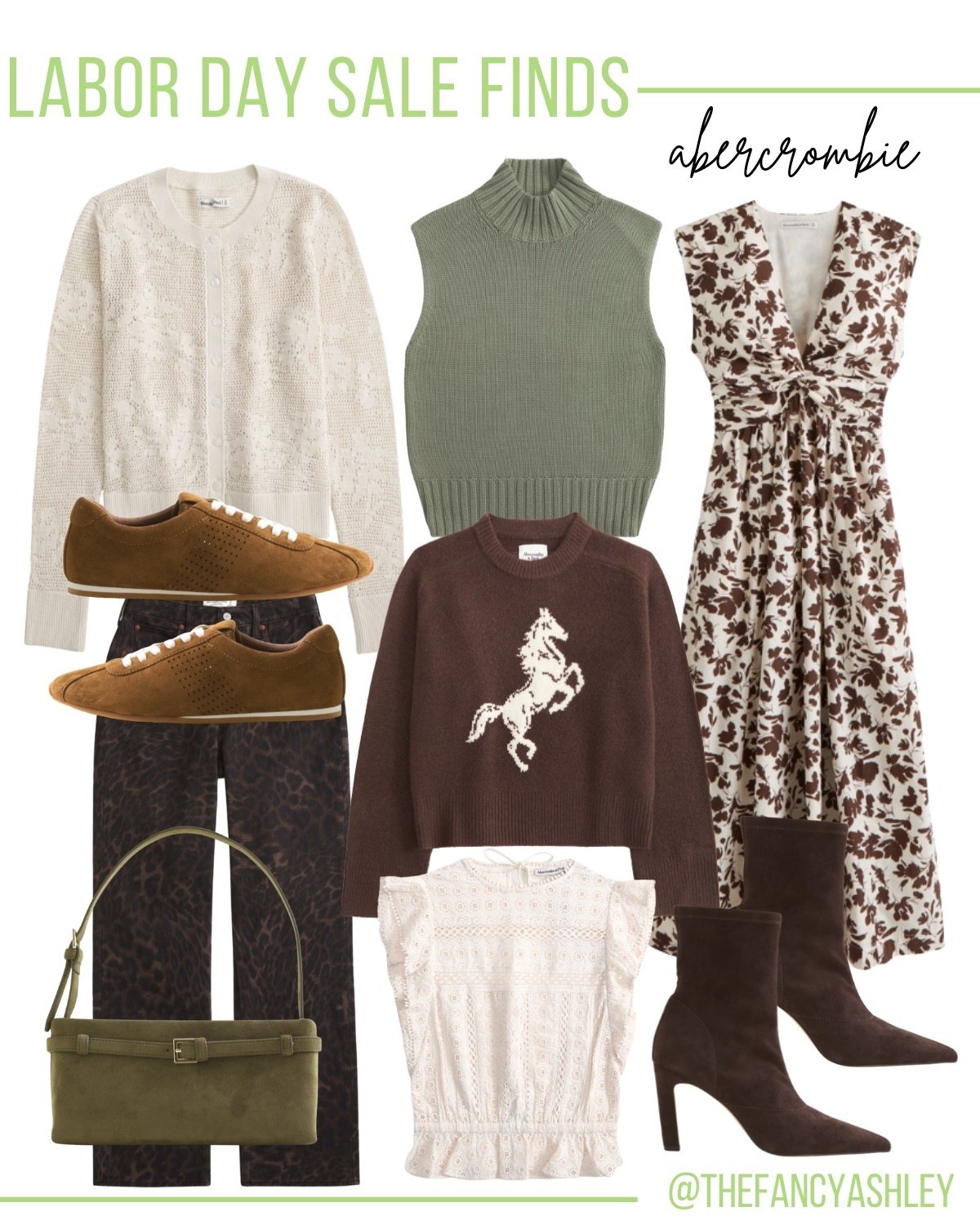 Abercrombie Labor Day sale finds - such cute fall pieces! Grab $50 off $150 or $25 off $100 right now. Love the sweaters, leopard denim, and fall maxi dress - fall outfit perfection!

#LTKSeasonal #LTKSaleAlert #LTKStyleTip